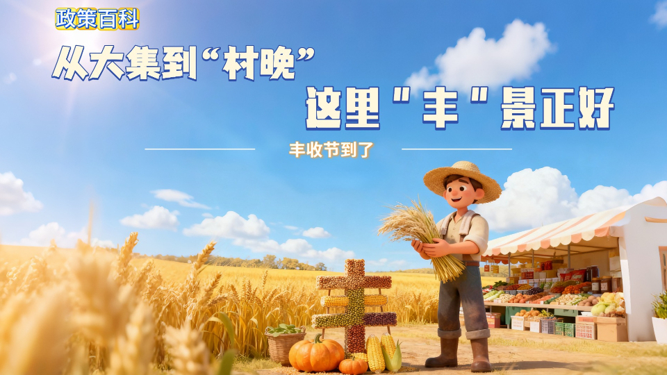 政策百科 | 豐收節(jié)到了！從大集到“村晚”，這里“豐”景正好