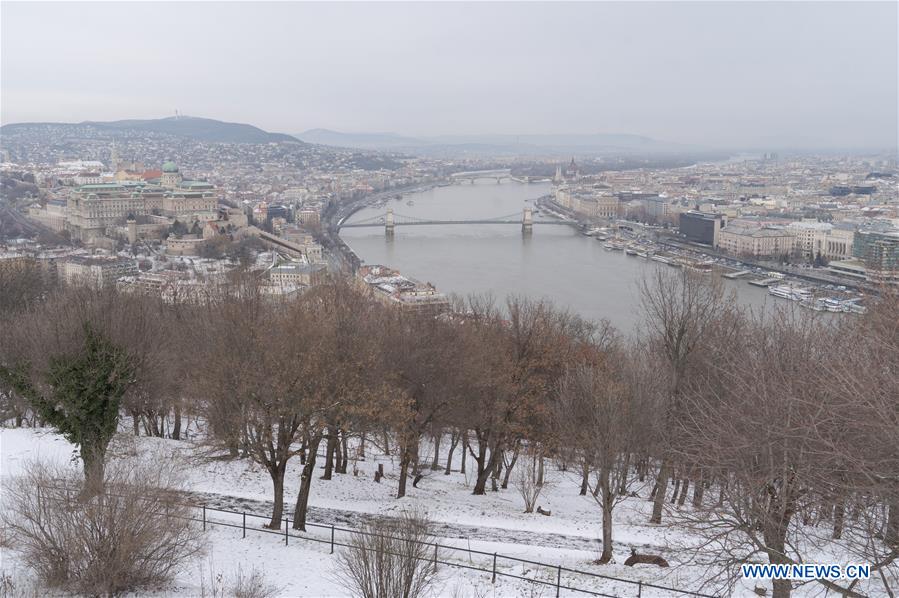 HUNGARY-BUDAPEST-WINTER SNOW LANDSCAPE