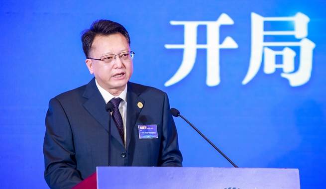 上海證券報(bào)社黨委書記、董事長(zhǎng)陳國(guó)軍致辭