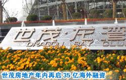 世茂房地產(chǎn)年內再啟35億海外融資