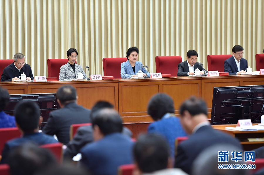 10月20日，中共中央政治局委員、國(guó)務(wù)院副總理、國(guó)務(wù)院督導(dǎo)委員會(huì)主任劉延?xùn)|在北京出席深化教育督導(dǎo)改革暨第十屆國(guó)家督學(xué)聘任工作會(huì)議并講話。新華社記者 李濤 攝
