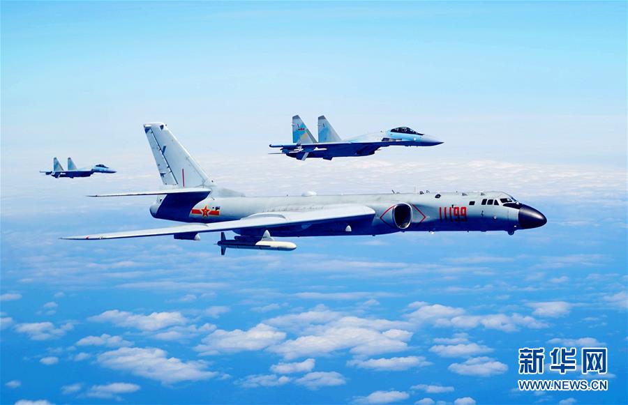 （圖文互動(dòng)）（1）空軍發(fā)布宣傳片展現(xiàn)殲-20、蘇-35、轟-6K海上新航跡