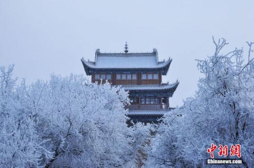 資料圖：小寒時(shí)節(jié)，甘肅嘉峪關(guān)市迎來了一場大雪。師永紅 攝