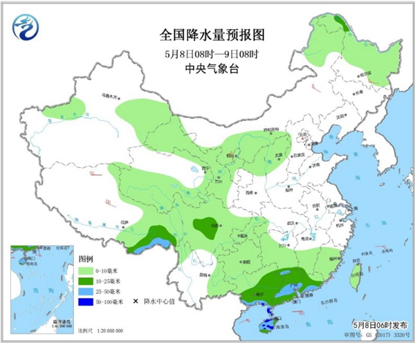 冷空氣要撤啦！今日全國降水整體弱 華南仍有強對流