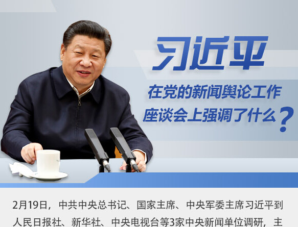 習近平在黨的新聞輿論工作座談會上強調(diào)了什么？