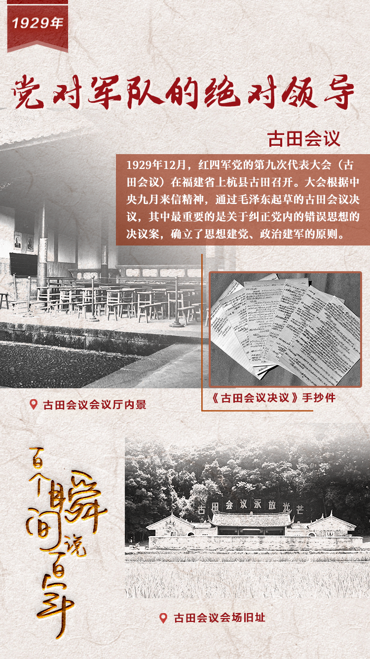 1929，黨對(duì)軍隊(duì)的絕對(duì)領(lǐng)導(dǎo)