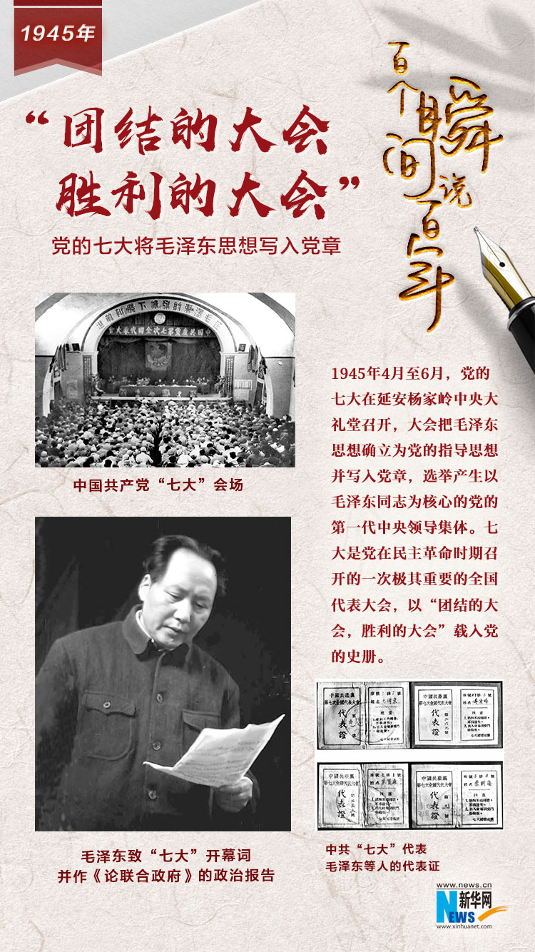 1945，“團(tuán)結(jié)的大會(huì)，勝利的大會(huì)”