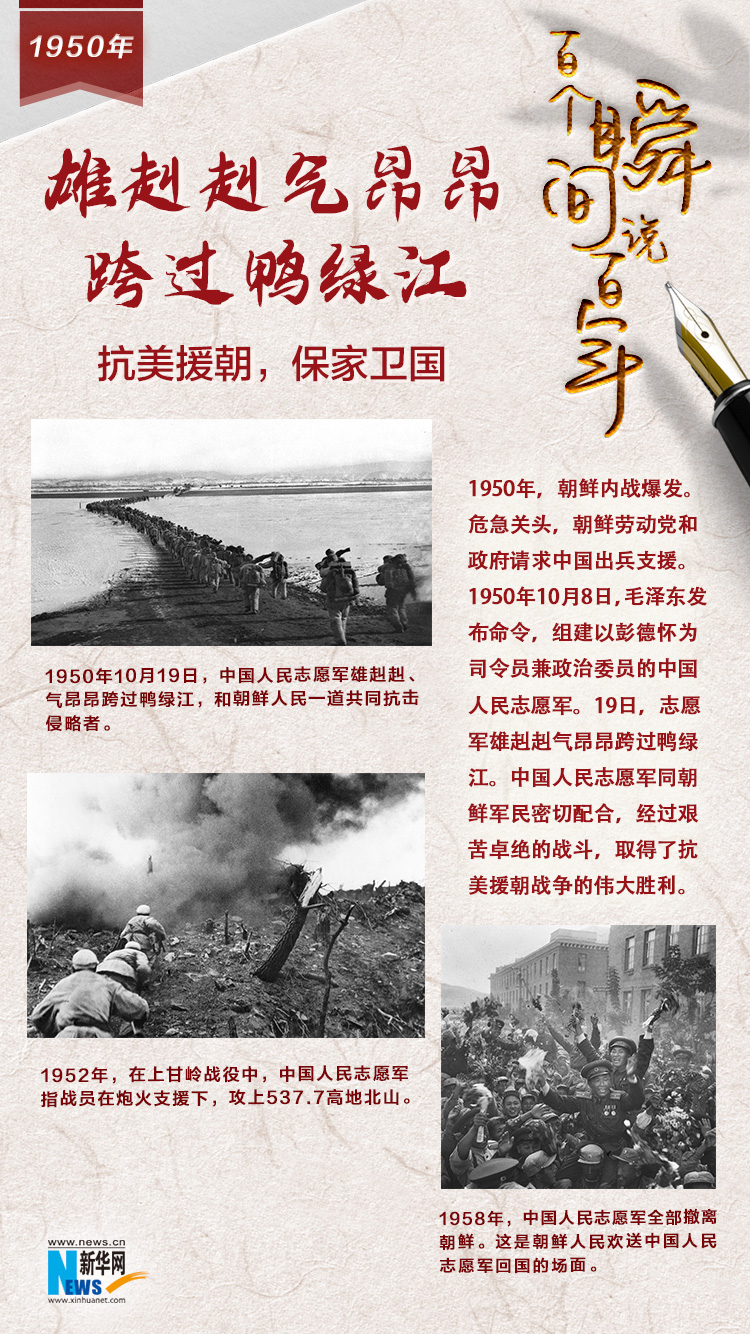 1950，雄赳赳氣昂昂跨過(guò)鴨綠江