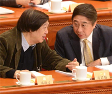 馮鞏、馮驥才出席政協(xié)全體會(huì)議