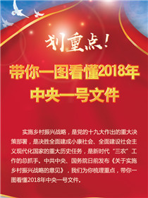 劃重點(diǎn)！帶你一圖看懂2018年中央一號(hào)文件