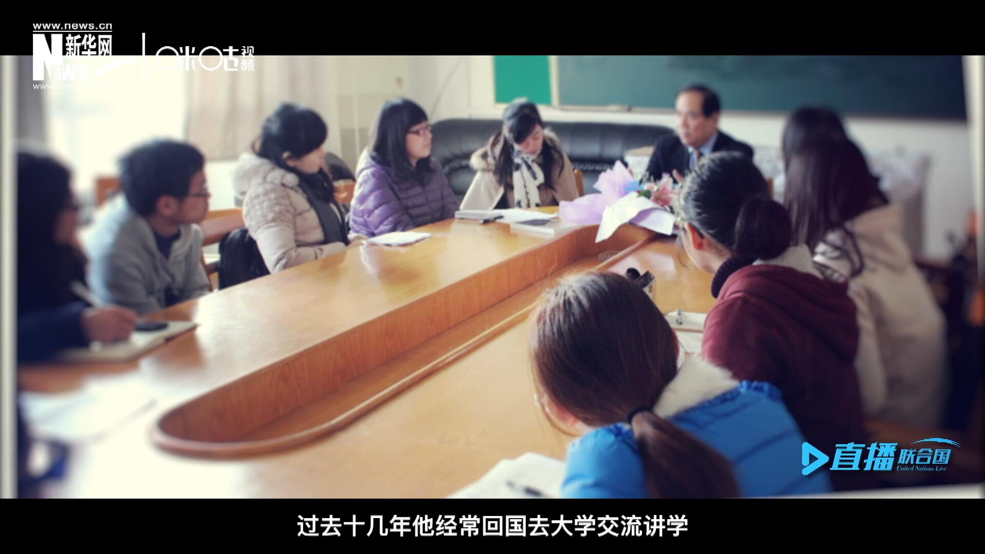 過去十幾年陳峰經(jīng)?；貒ゴ髮W(xué)交流講學(xué)，給年輕人分享他學(xué)習(xí)、工作和生活的故事。