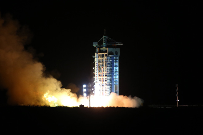 4月6日，實踐十號衛(wèi)星發(fā)射升空。
