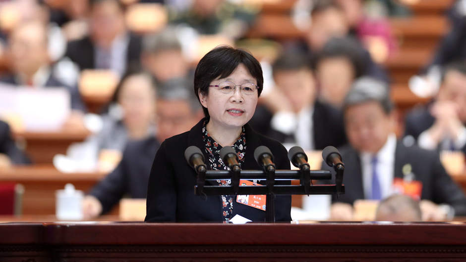 民革中央副主席、上海市委會主委，上海市人大常委會副主任 高小玫