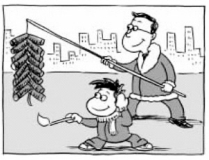 春節(jié)若遇霧霾，煙花怎么放？